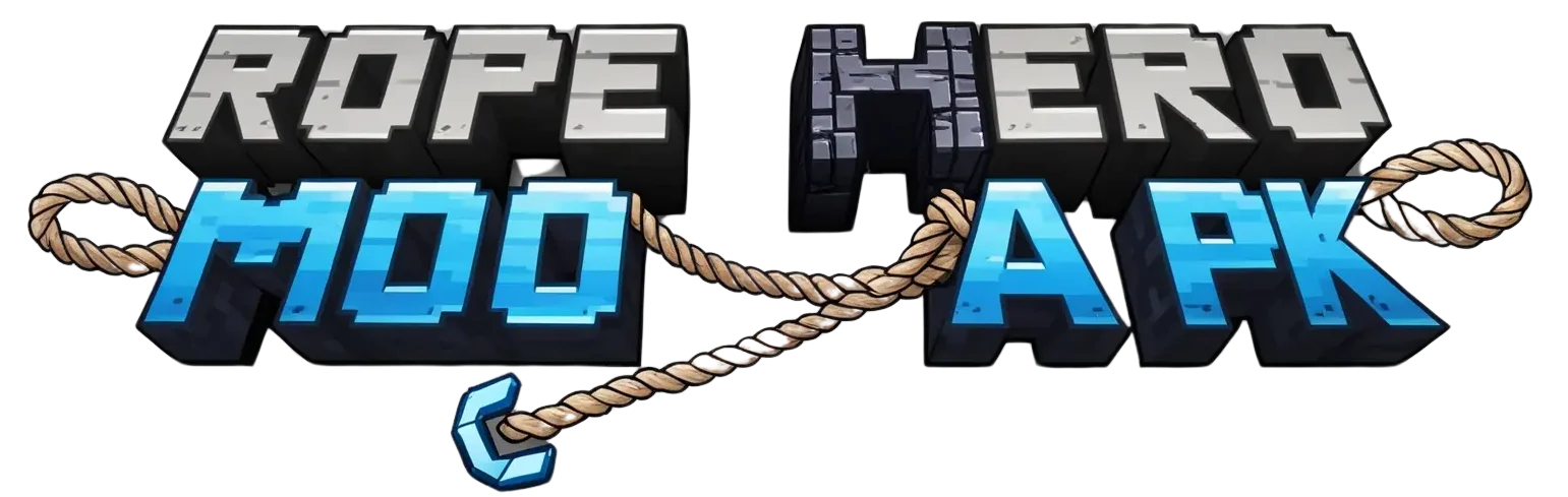 rope hero mod apk logo