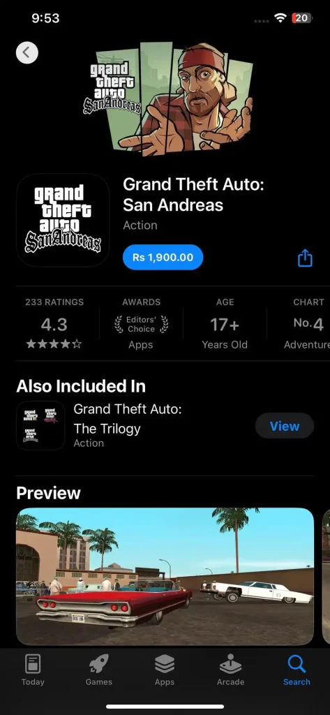 san andreas