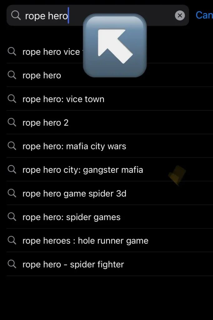 search rope hero 