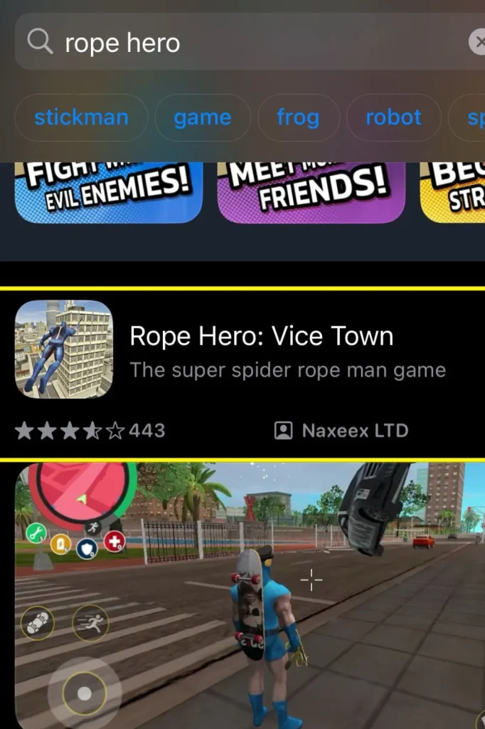 select correct rope hero